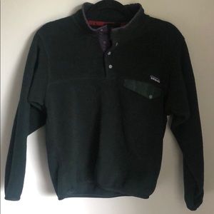 Patagonia fleece pullover XS dark green